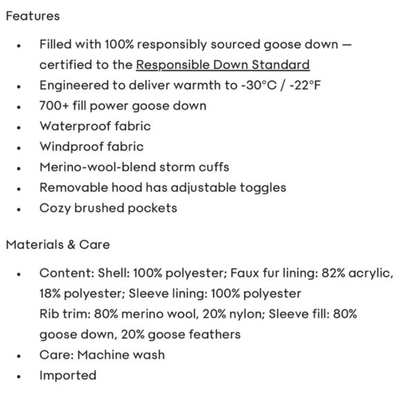 Babaton Black Oskar Parka - Picture 7 of 7